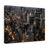 Chicago Lights Premium Wall Canvas
