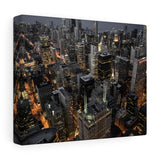 Chicago Lights Premium Wall Canvas