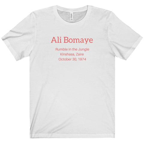 Ali Bomaye Rumble in the Jungle Tee