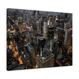Chicago Lights Premium Wall Canvas