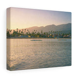 Santa Barbara Beach View Premium Wall Canvas