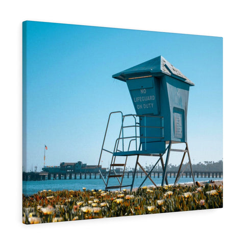 Santa Barbara Lifeguard Premium Wall Canvas