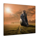 Gorilla King Premium Wall Canvas
