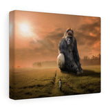 Gorilla King Premium Wall Canvas