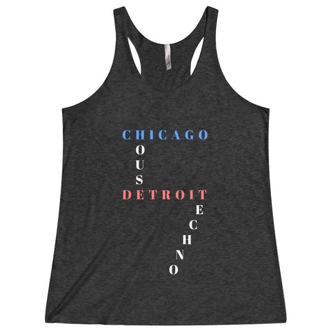 Chicago House Detroit Techno Women's Tank Top
