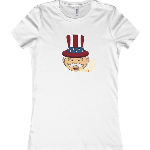 Smoking Uncle Sam Women's Shirt