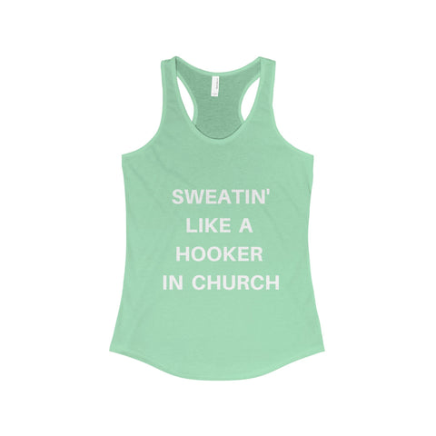 Sweatin' in Church Women's Workout Tank