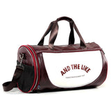 Vintage Gym Bag maroon and white